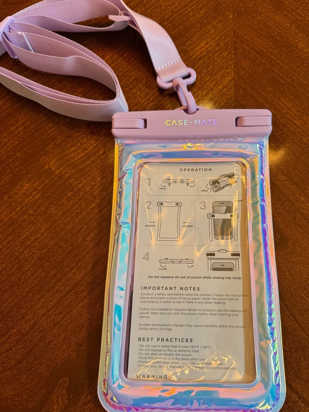 case-mate Waterproof Floating Phone Pouch **NWT**